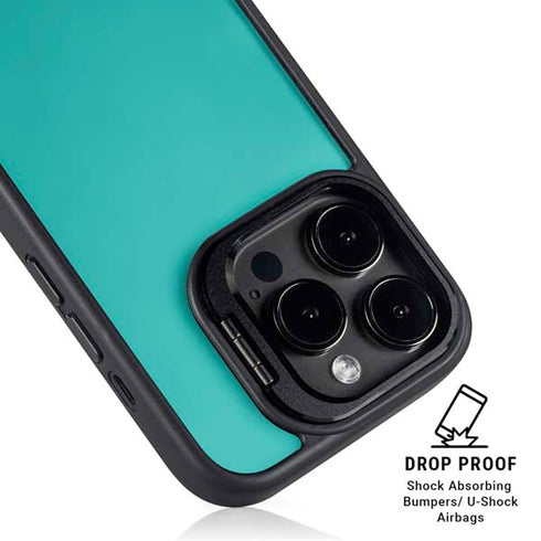 Aqua Blue iPhone 16 Pro Kickstand Case